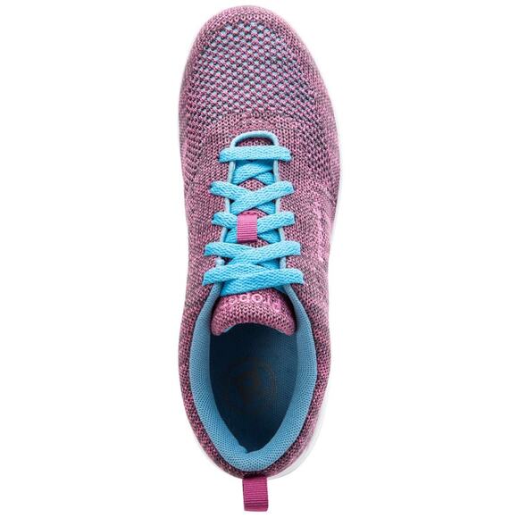 Propet Womens Washable Walker Evolution Sneaker US 8.5 Wide EU 39 Blue Pink NIB - Picture 2 of 12